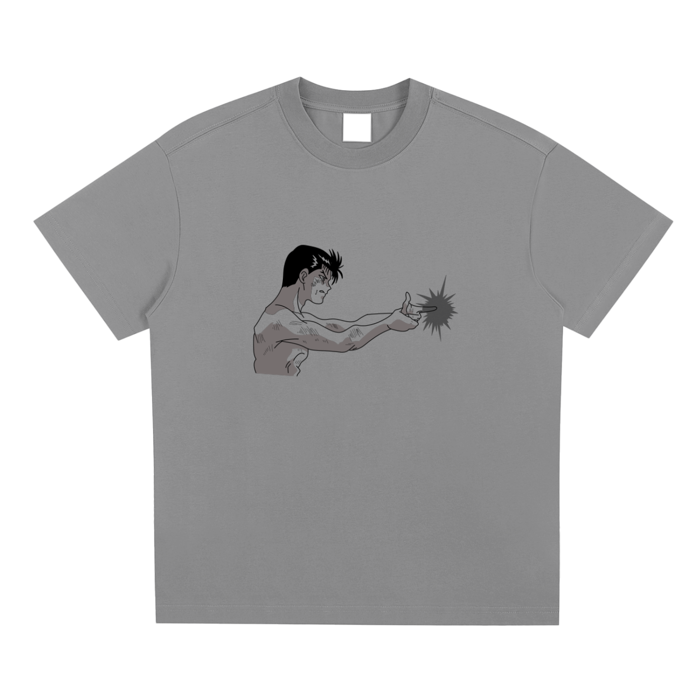 Yu Yu hakusho,Spirit gun,Anime,T shirt,Yusuke,Japanese